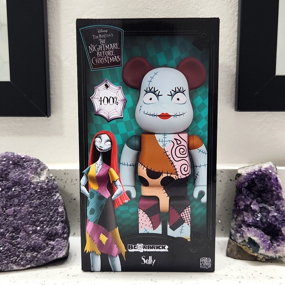 Jumbo Size The Nightmare Before Christmas Sally Bearbrick 400% NWT